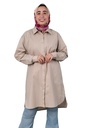 [Poplin-Shirt-Beige-2XL] شيميز بوبلين YANDA (بيج, 2XL)