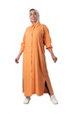 [Dress shirt-2XL-Orange] دريس شيرت YANDA (اورانج, 2XL)