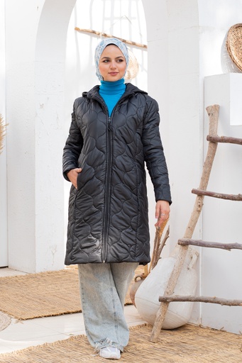 [jacket-waterproof-m-black] جاكيت وتربروف طويلYANDA (اسود, M)