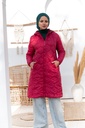 [jacket-waterproof-2xl-burgundy] جاكيت وتربروف طويلYANDA (نبيتى, 2XL)