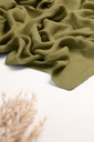 [cotton - 1232] ايشارب قطن ساده (زيتي)