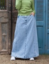 [skirt-jeans-2xl-darksnow] جيب جينزYANDA (ثلجى غامق, 2XL)