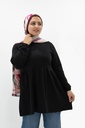 [casual-t-shirt-black-2xl] تيشرت كاجوال YANDA (اسود, 2XL)