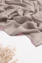 [cotton -1250] ايشارب قطن ساده (بيج فاتح)