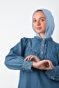 [blouse-2Xl-blue] تونيك جينز YANDA (جينز ازرق, 2XL)