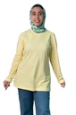 [Long-Shirt-M-Yellow] تيشرت بيزك YANDA (اصفر, M)