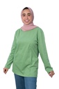 [Long-Sleeve-Shirt-2XL-Olive] تيشرت بيزك YANDA (زيتونى, 2XL)