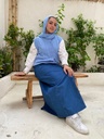 [Wool vest-2XL-Light blue] ڤيست صوف YANDA (لبني, 2XL)