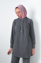 [blouse-2XL-Light grey] تونيك جينز YANDA (جراي فاتح, 2XL)