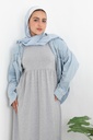 [Dress Basic Cut- 2XL-Shania] فستان بيزك كت   YANDA (شانيه, 2XL)