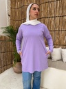 [T-shirt Over size-2XL-purple] تيشرت اوفر سايز YANDA (موف, 2XL)