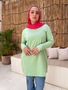 [Over size-2XL-Mint green] تيشرت اوفر سايز YANDA (منت جرين, 2XL)