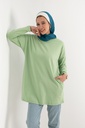 [T-shirt Over size-2XL-Mint green] تيشرت اوفر سايز YANDA (منت جرين, 2XL)