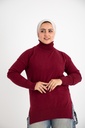 [long-hi-call-2xl-burgundy] هاي كول طويلYANDA (نبيتى, 2XL)