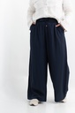 [wide-leg-blue-2xl] بنطلون وايد ليج YANDA (كحلى, 2XL)